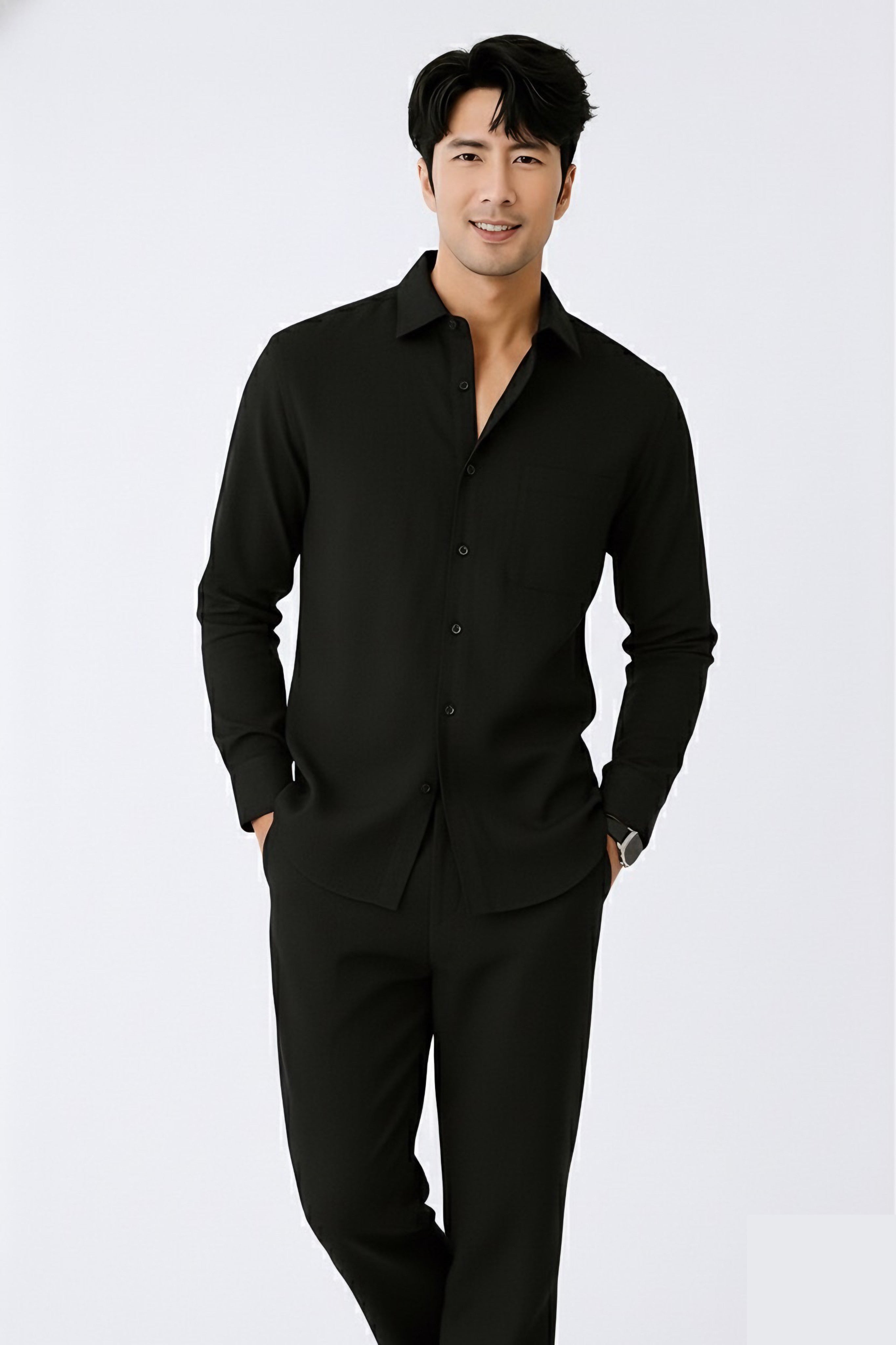 Refined Top & Bottom Set Of Linen, Luxury And Style