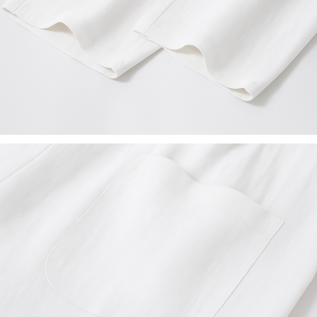 Essence Top & Bottom Set Of Linen, Luxury And Style