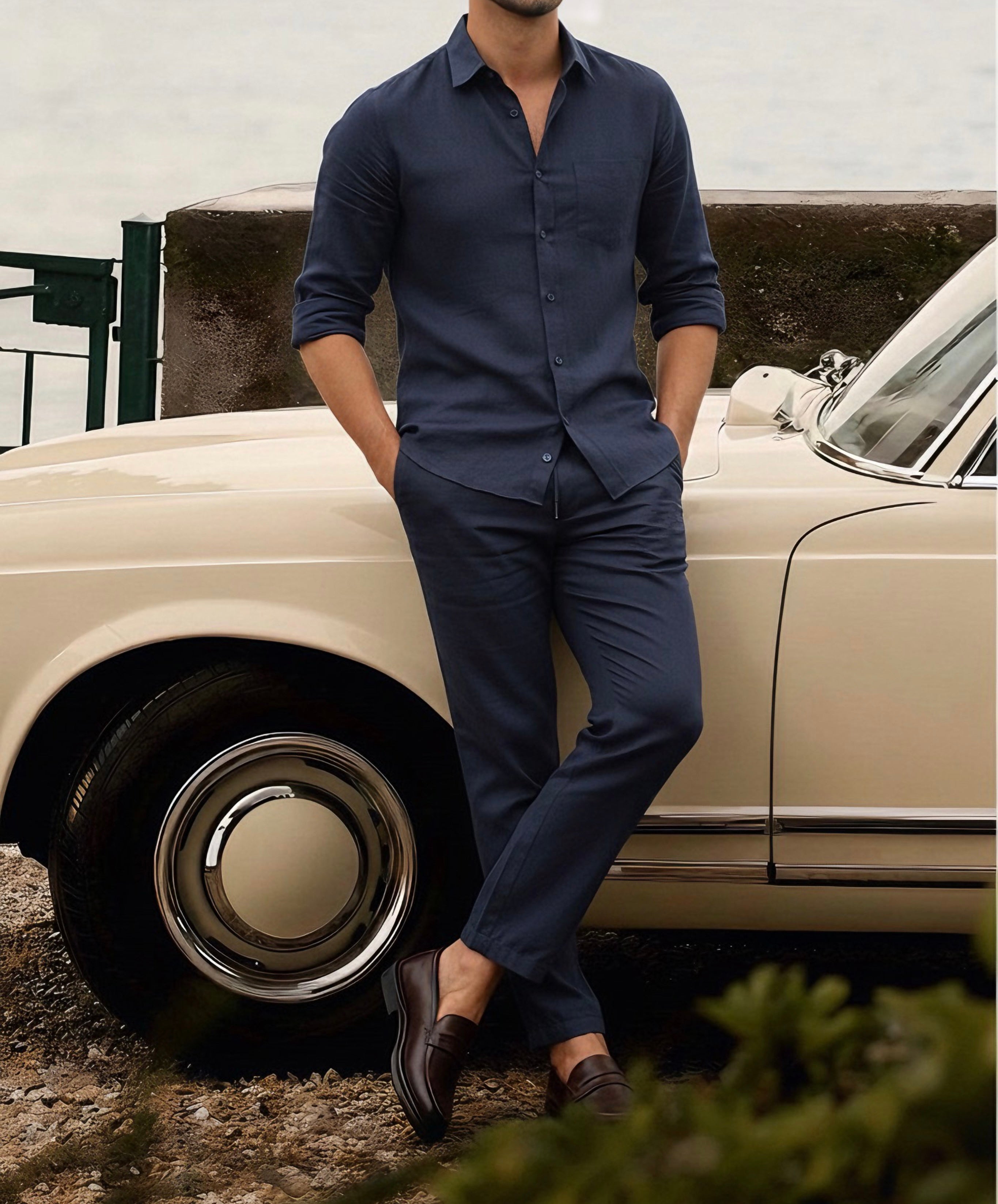 Essence Top & Bottom Set Of Linen, Luxury And Style